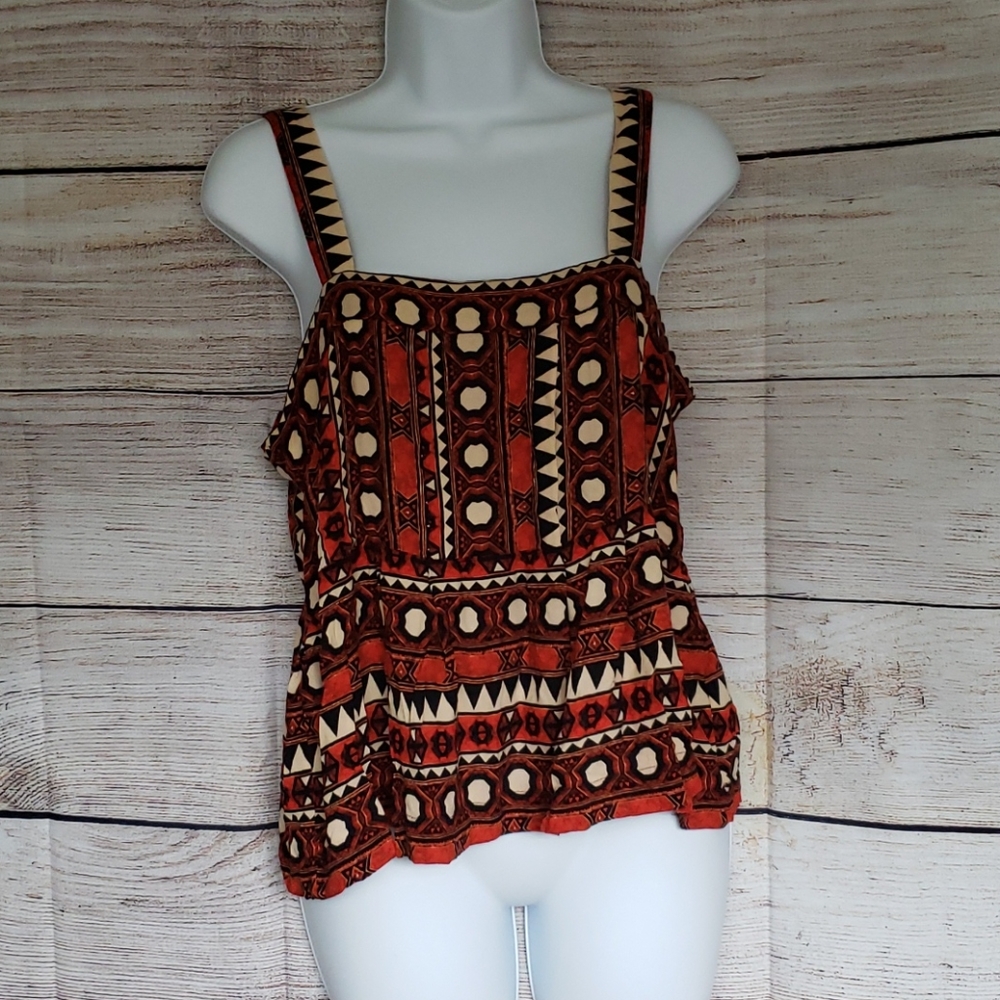 Aztec Print Tank Top